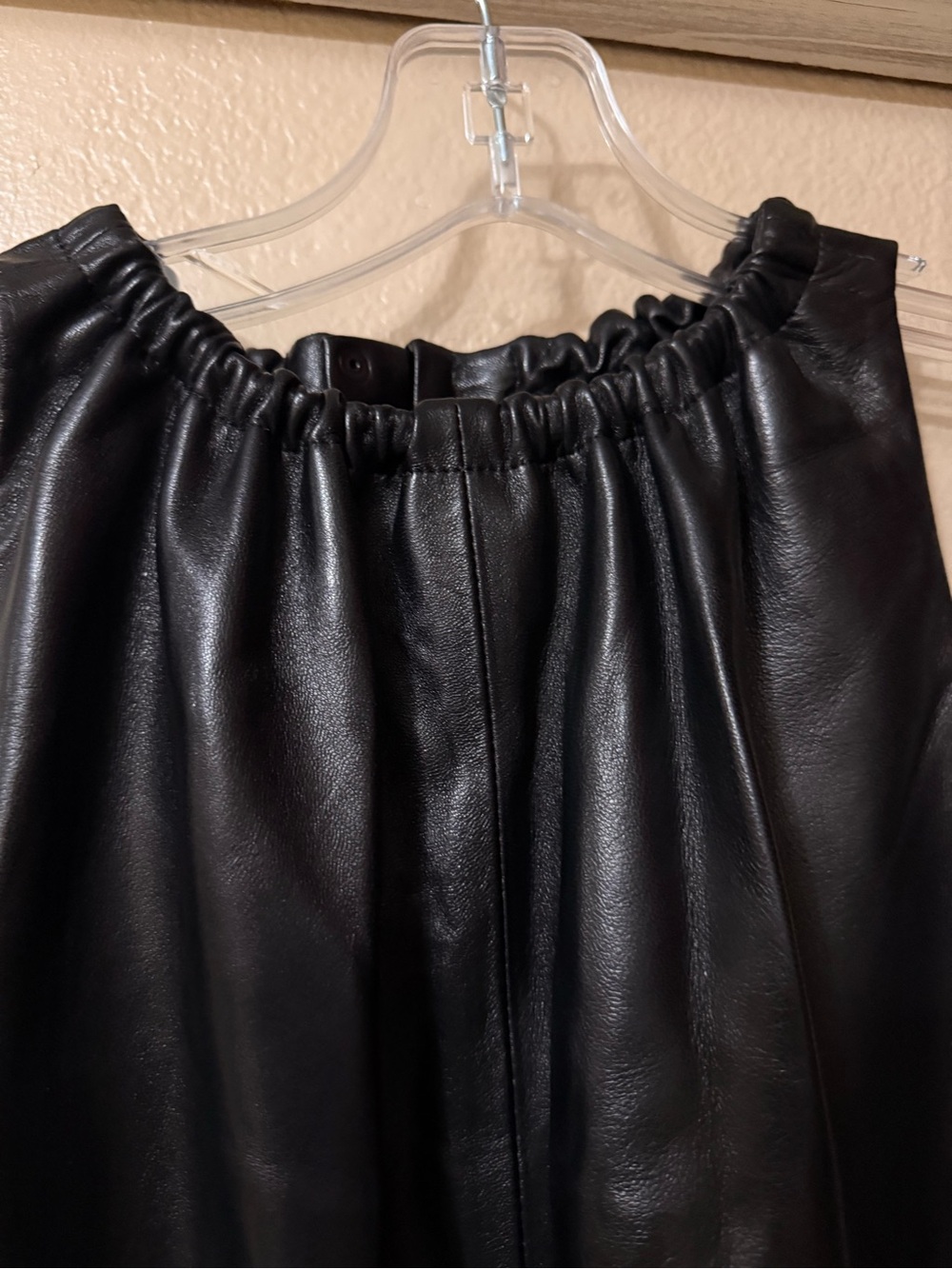 PHOEBE PHILO 💯 % lamb -Leather jumpsuit with Sleeveless Silhouette - Picture 6 of 16